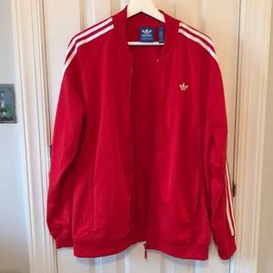 Red ADIDAS Jacket ❤️